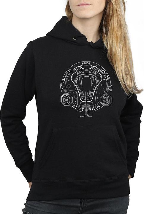 Actual product image Womens/Ladies Slytherin Seal Hoodie (XL)