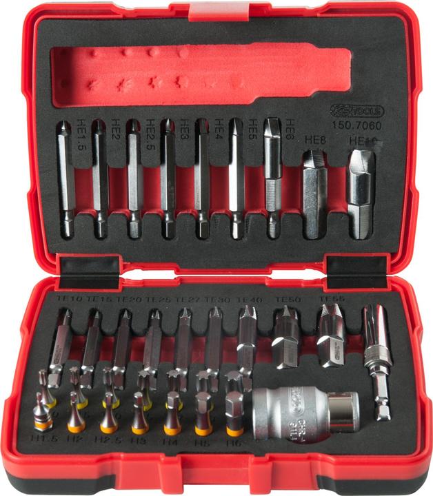 Actual product image KS Tools Screw extractor set (Torx (TX), Allen screw)