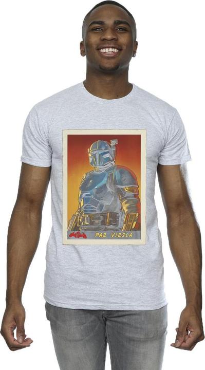 Immagine prodotto Star Wars The Mandalorian Paz Vizla Card Maglietta Uomo (XL)