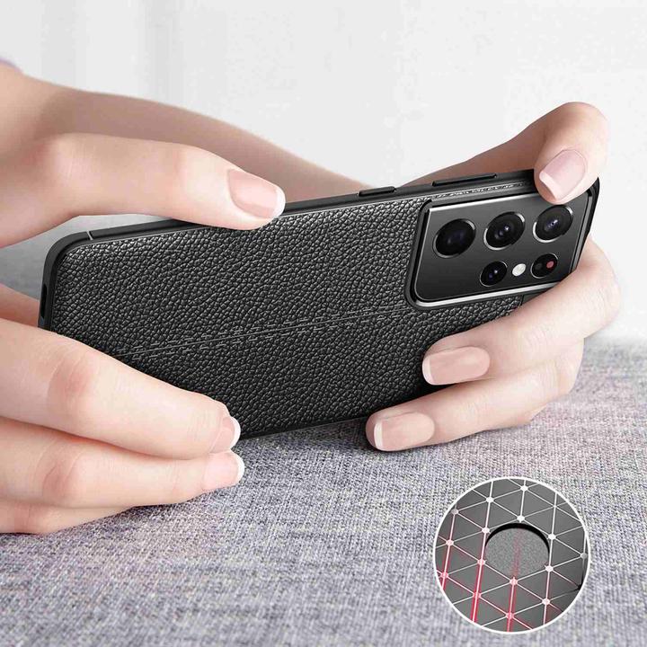 Immagine prodotto Cadorabo Copertura in TPU con struttura in similpelle (Samsung Galaxy S21 Ultra)