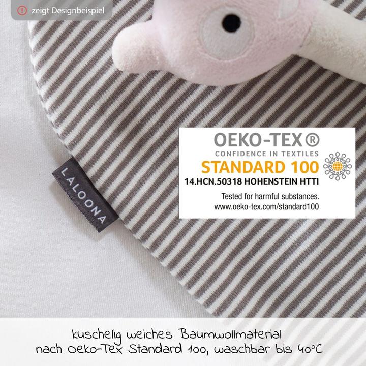 Actual product image La Loona LaLoona romper bag baby romper bag - white-taupe (50 cm)