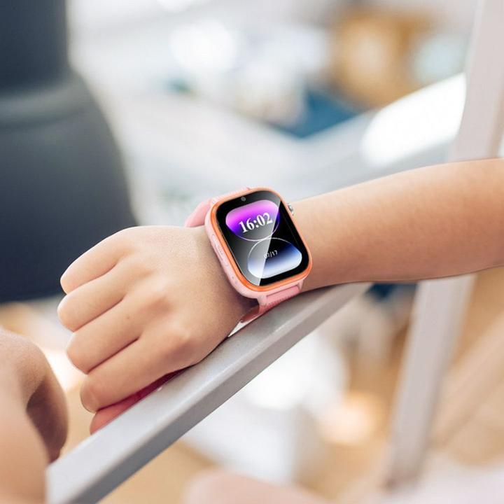 Actual product image Hoco Headphone with microphone smartwatch for kids with call function 4G Y101 pink (4G)