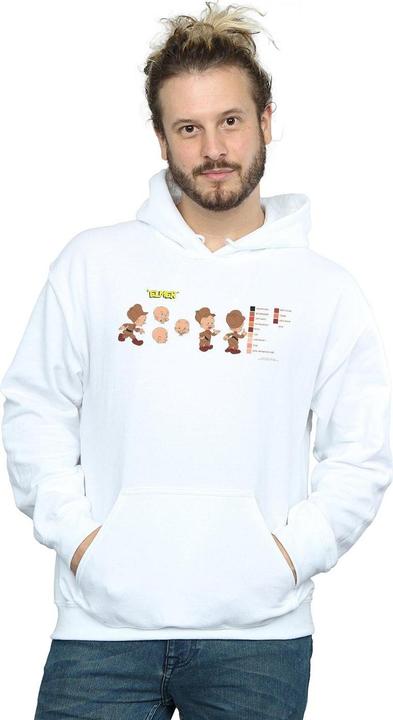 Immagine prodotto Looney Tunes Elmer Fudd Colour Code Felpa con Cappuccio Uomo (M)