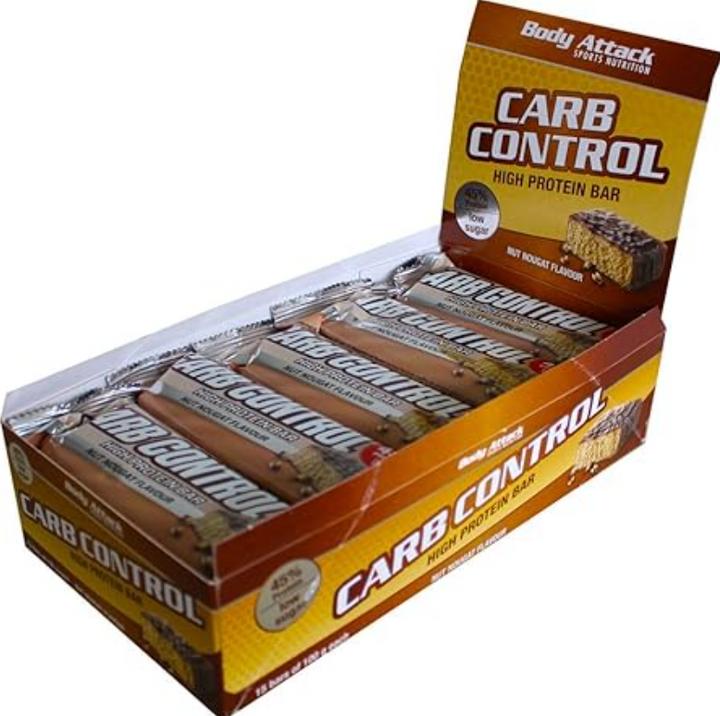 Image du produit Body Attack Carb Control (15x100g barre) (Nut Nougat Cream, 15 pcs, 1500 g)