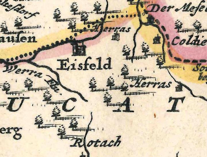Image du produit Wit:Carte historique : le royaume de Franconie