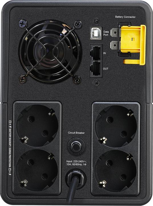 Actual product image APC BX2200MI-GR (2200 VA, 1200 W, Line-interactive UPS)