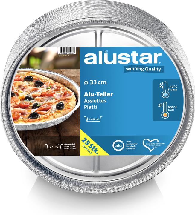 Alustar Aluminiumform rund Ø 33 cm / 1600 ml (33 cm)