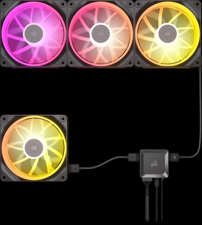 Produktbild Corsair iCUE LINK LX140 RGB (140 mm, 2 x)