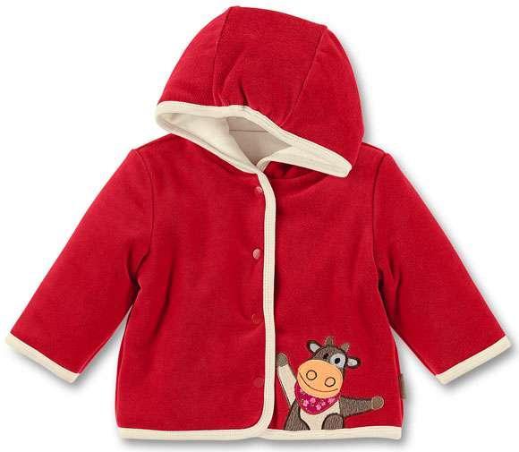 Sterntaler Kapuzenjacke Karlotta tomatenrot winter (50)