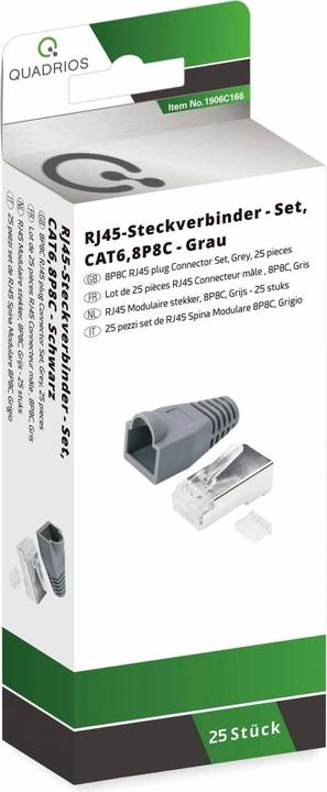 Actual product image Quadrios RJ 45 connector set 6