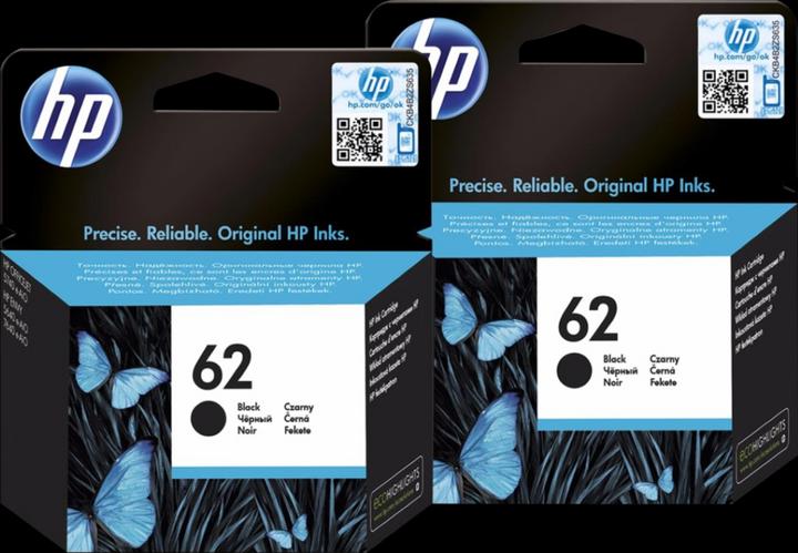 Produktbild HP 62 Patronen Black Duo Pack