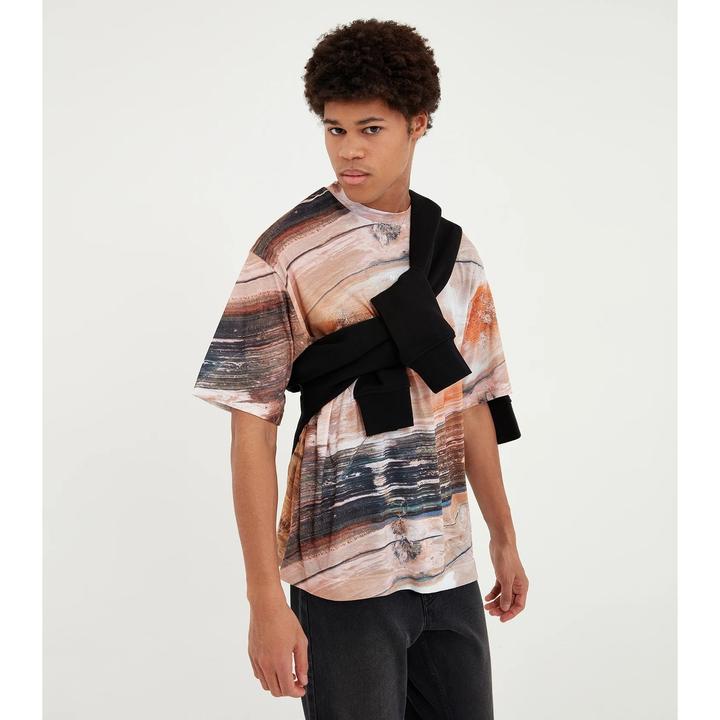 Actual product image Nicce t-hirt aerial o/ (S)