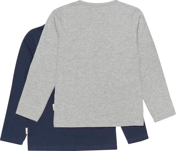 Image du produit Minymo Kid's Basic 34 -T-shirt L/S (2-pack) (122)