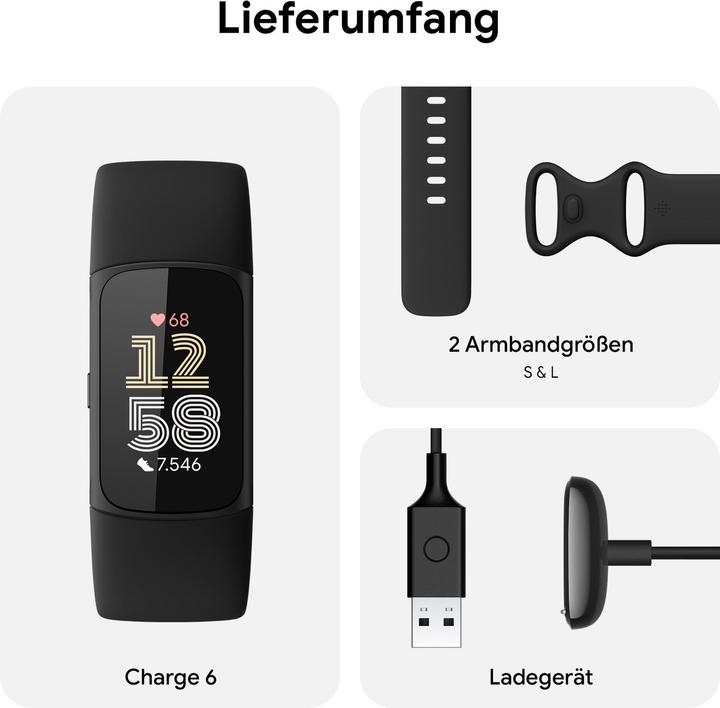 Produktbild Fitbit Charge 6 (36.73 mm)