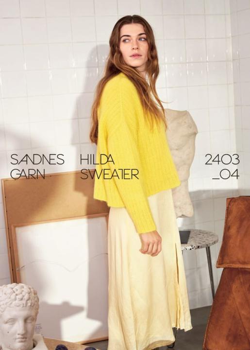 Image du produit Sandnes Garn Livret d'instructions 2403 DIY Instructions simples 2403 No 4 - Hilda sweater - anglais