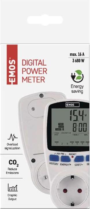 Image du produit Emos POWER METER DIGITAL P5822 - SCHUKO