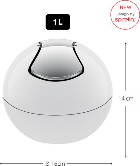 Image du produit spirella Bowl-Shiny (1 l)