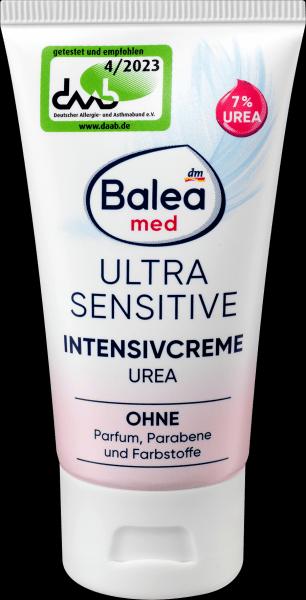 Produktbild dm Balea MED Intensivcreme Urea Ultra Sensitive (50 ml, Tagescreme)