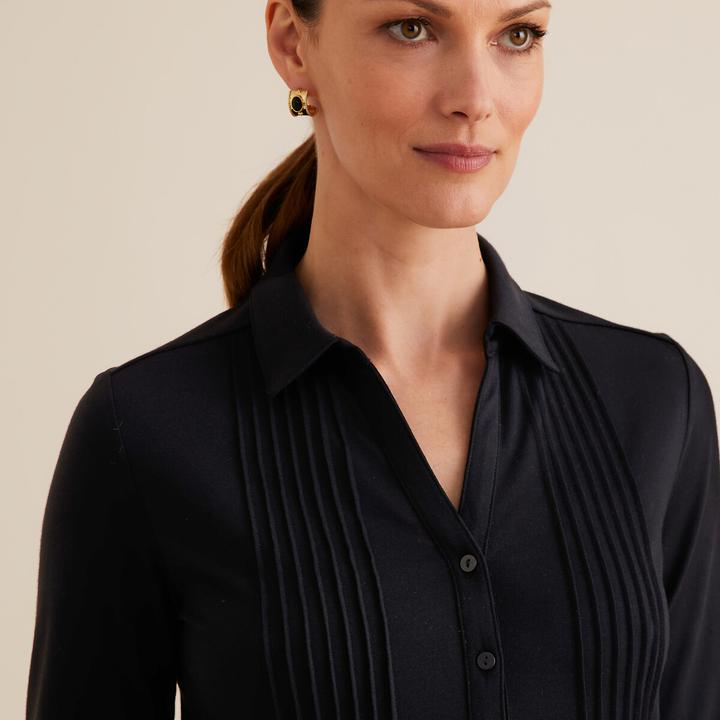 Immagine prodotto Anne Weyburn Camicia a maniche lunghe con colletto a polo (34)
