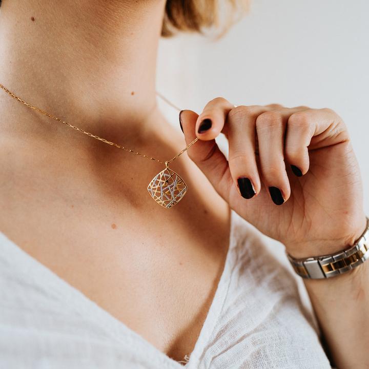 Produktbild Julie Julsen Pavé Halskette (Silber 925)
