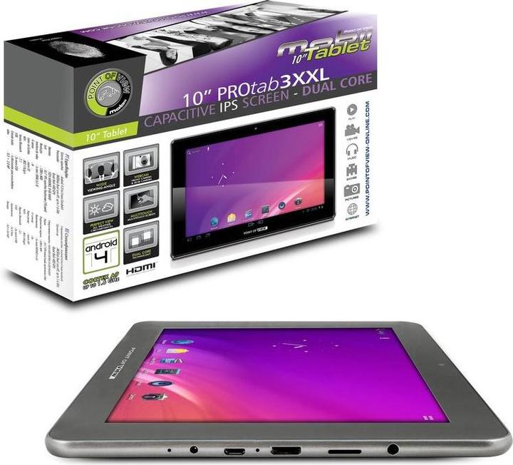 Actual product image Point of View 3 XXL (4G, 10.10", 8 GB, Silver)