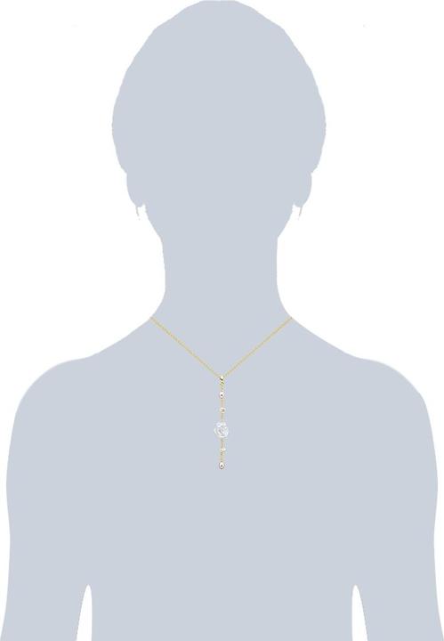 Image du produit Valero Pearls Femme argent sterling perles de culture d'eau douce or jaune 40,0 cm chaîne de base + 7,0 cm (Argent Sterling, 40 - 47 cm)