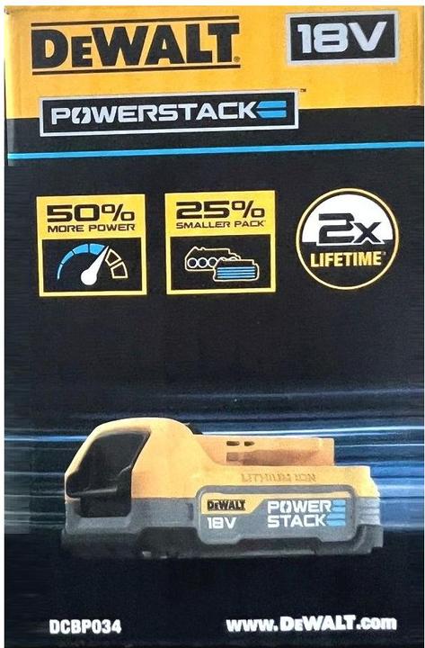 Actual product image DeWalt DCBP034XJ (18 V)