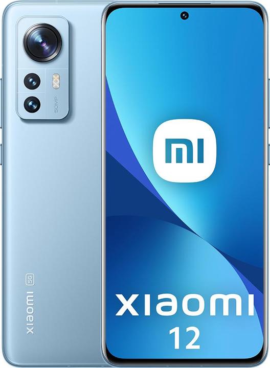 Xiaomi 12 5G (256 Go, Bleu, 6.28", Double SIM, 50 Mpx, 5G)