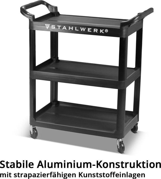 Image du produit Stahlwerk Chariot à outils TC-92 ST avec capacité de charge de 100 kg Chariot d'atelier Chariot à roulettes (1 x)