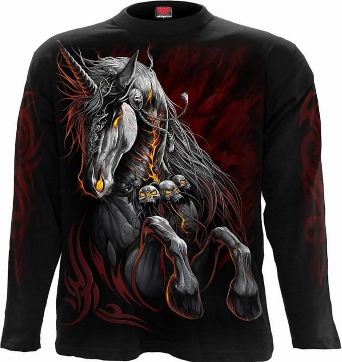 Produktbild Spiral Infernal Unicorn TShirt Langärmlig (XL)