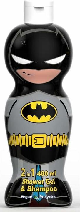 Batman DC 1D Shower Gel and Shampoo 400ml by Airval Vegan (400 ml)