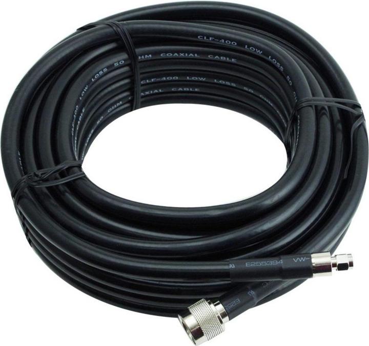 Immagine prodotto MicroConnect Cavo di prolunga WLAN 20m Nero (Cavi antenna)