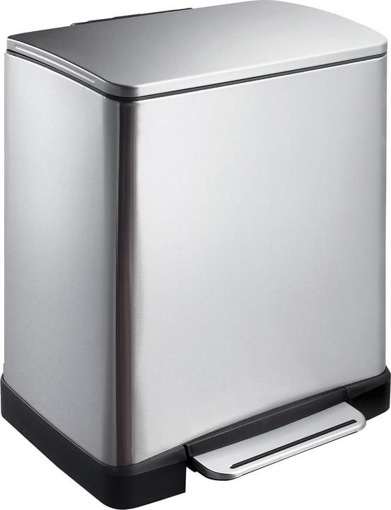 Produktbild EKO Treteimer E-Cube 10+9 Liter edelstahl (19 l)