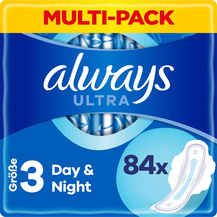 Image du produit Always Ultra Day & Night (84 x, Tampons sanitaires)