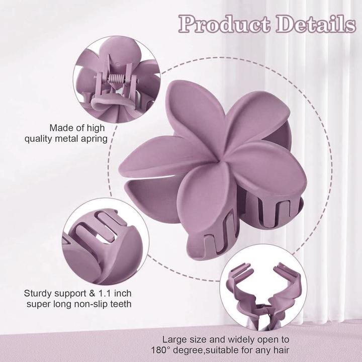 Immagine prodotto ASMI 4 pezzi di artigli per capelli, fermagli per capelli a forma di fiori (4 pz.)