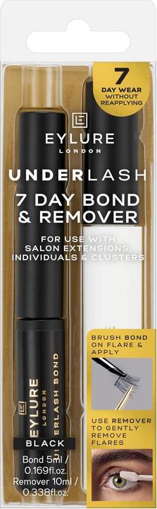 Trisa Wimpernkleber Eylure Underlash 7-Tage Bond & Remover Black (Wimpernkleber)