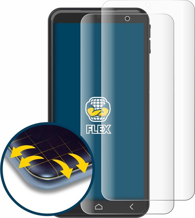 Produktbild BROTECT Fullscreen Schutzfolie Displayschutz Folie Klar Transparent (2 Stück, Emporia Smart 6)