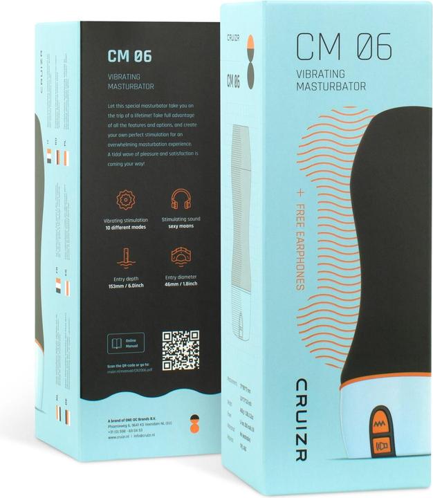 Actual product image Cruizr CM06 Vibrating Masturbator With Voice Activator
