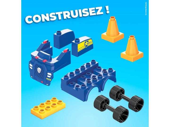 Actual product image Mega Bloks PAW Patrol Chase's Patrol Car Building Set