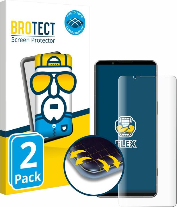 Image du produit BROTECT Full-Screen Protection (2 pièce(s), Sony Xperia 1 VI)