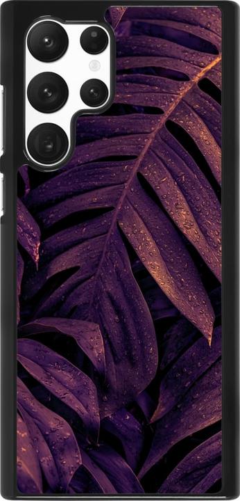 Immagine prodotto PhoneLook Copertina con foglie di luce viola (Samsung Galaxy S22 Ultra)