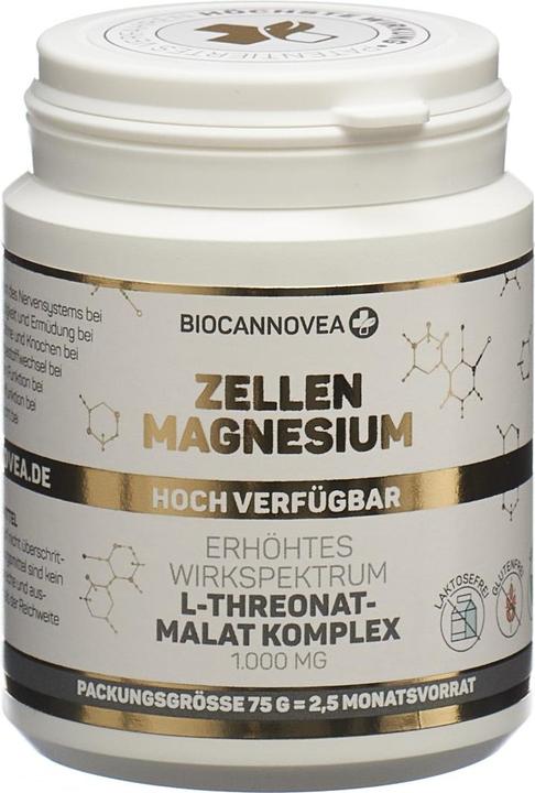 Biocannovea Zellen Magnesium Plv (1 Stück, Pulver, 75 g)