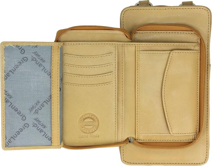 Image du produit Greenland Nature Nature Soft Handy Bag Porte-monnaie en cuir 11 cm