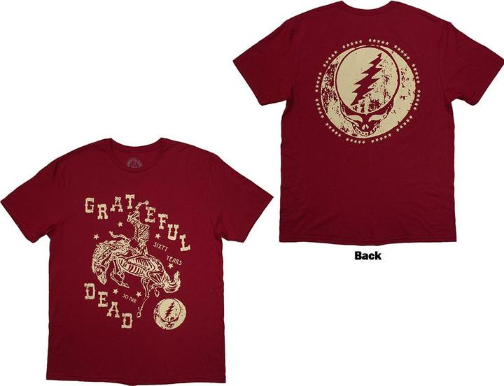 Grateful Dead Skeleton Horse Back Print