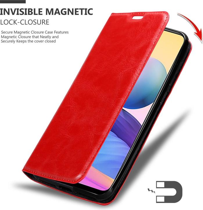 Image du produit Cadorabo Book Invis. Étui magnétique (Xiaomi Redmi Note 10 5G, Xiaomi Poco M3 Pro 5G)