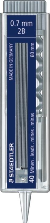 Image du produit Staedtler Mine fine pour porte-mines 255 07-2B 40 pcs. (0.70 mm, 2B, 40 x)
