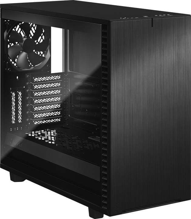 Actual product image Fractal Define 7 Black TG (mATX, Mini-ITX, ATX, E-ATX)