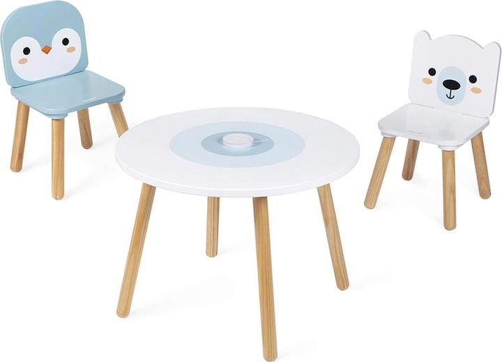 Produktbild Janod Tisch und 2 Stühle Polar (Kindersitzgruppe)