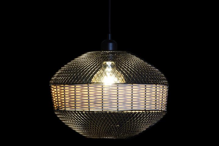 Actual product image DKD Home Decor Ceiling Light Black Brown 220 V 50 W (31 x 31 x 27 cm)