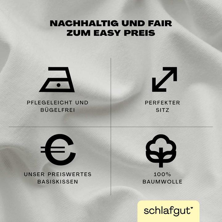 Actual product image schlafgut Easy Jersey (Duvet cover, 80 x 80 cm)